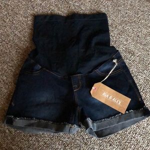 Maternity Jean Shorts NWT